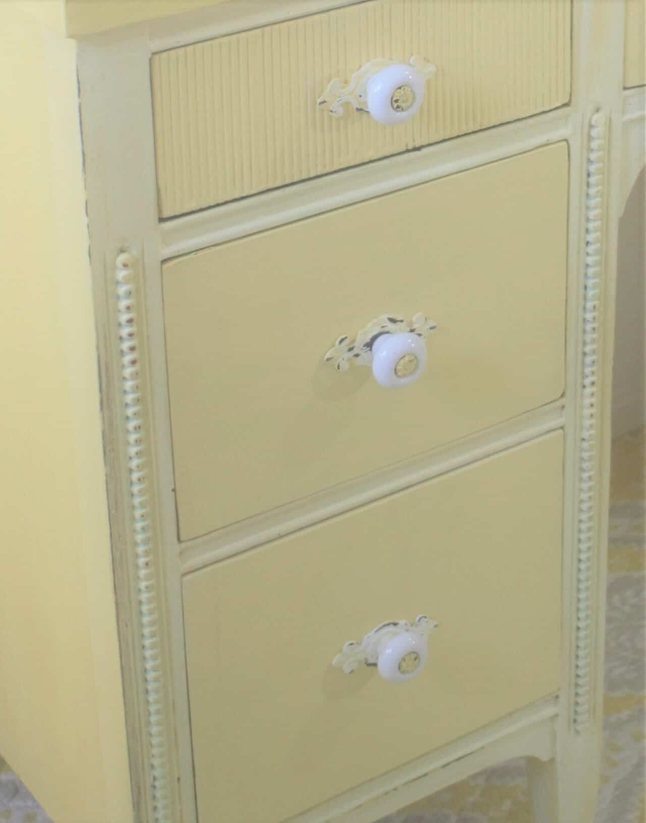 Yellow Desk Hardware Knobs