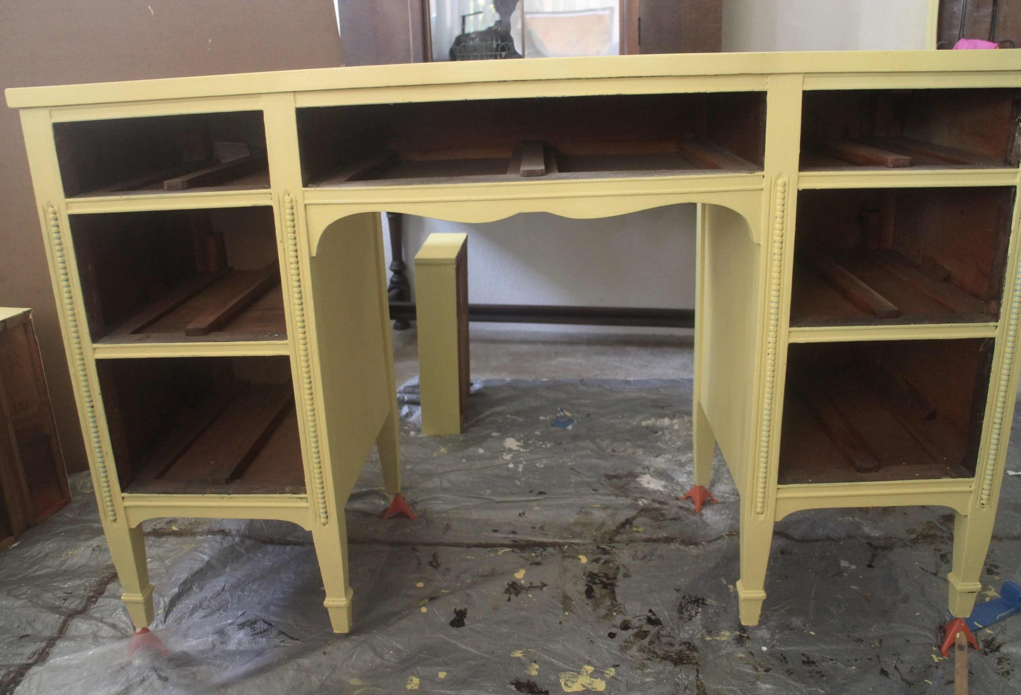 Desk Yellow Painted Desk Project