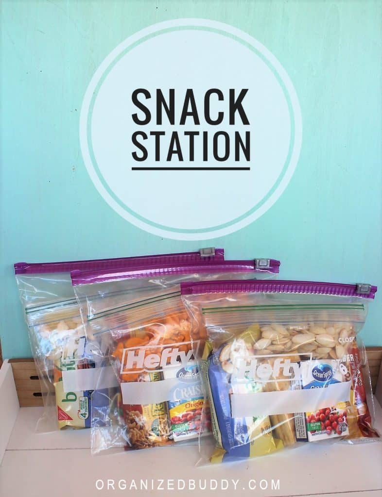 organized snacks