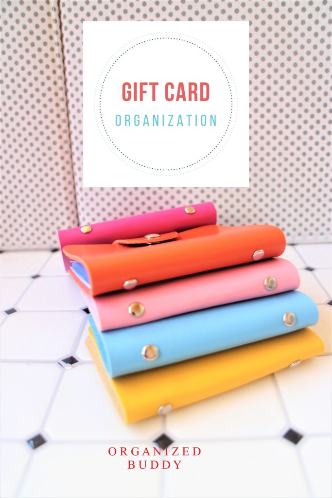 gift card organization