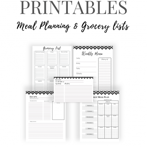 Printables for you to have an organized home life