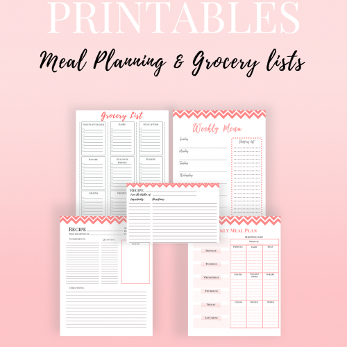 Printables for you to have an organized home life